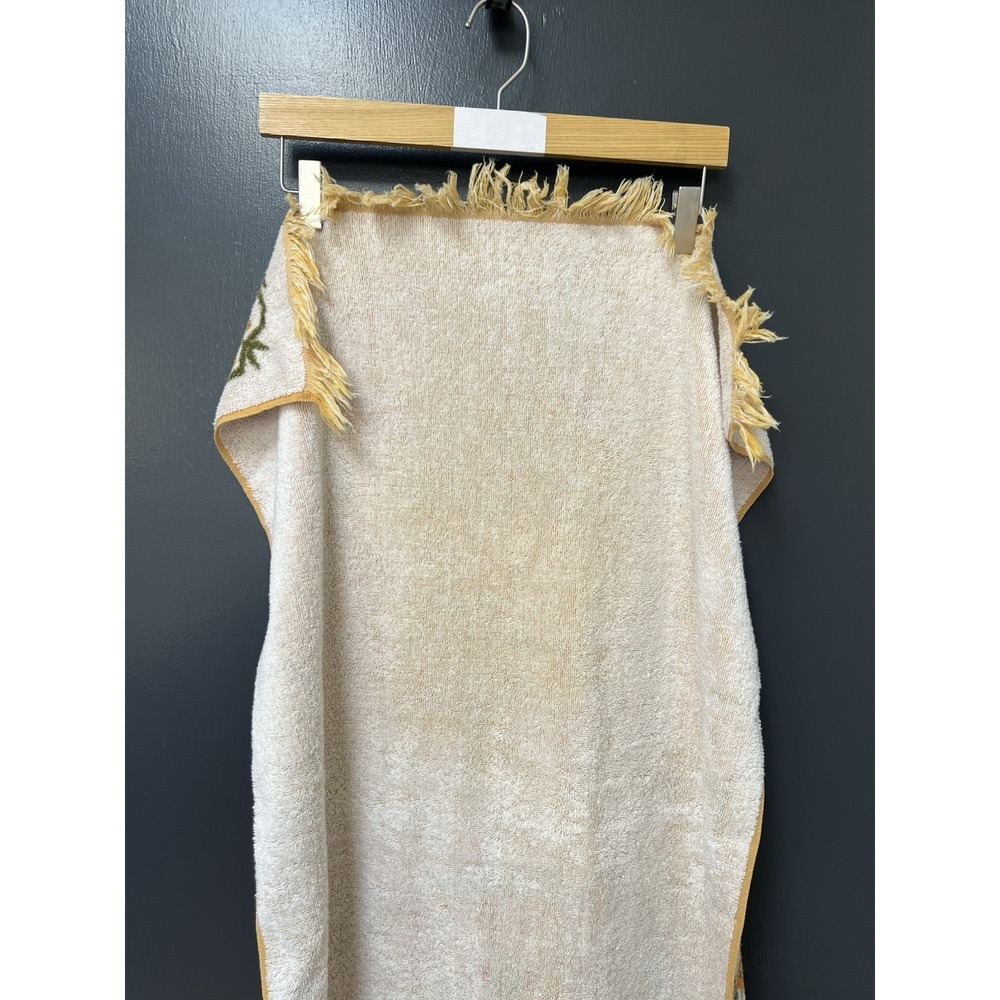 Vintage Fieldcrest 1970's Towel Set 2 ABC Country House Fringe Retro RARE Find - Picture 5 of 10